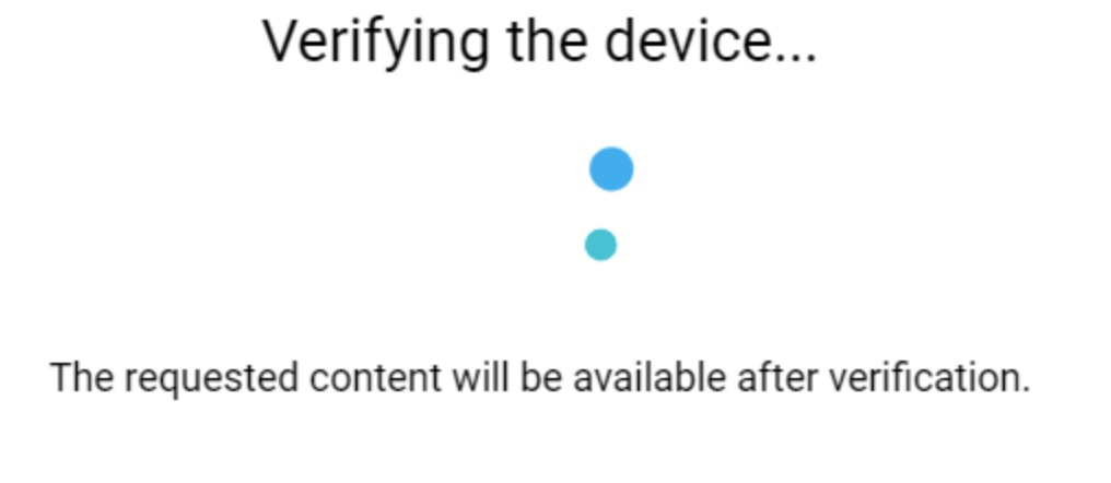 Datadome device verification example